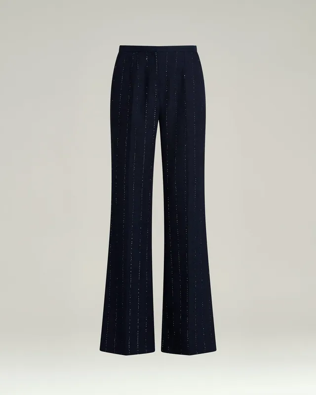 Kiton Blue Tailored Linen Wool Silk Hose Blau Gr.36-48