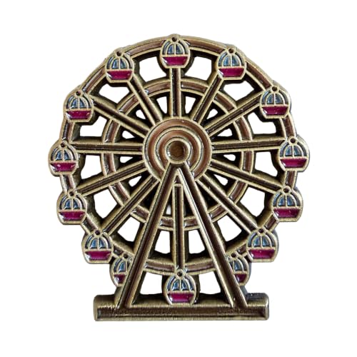 Alpenflüstern DAHEIM Schmuck API183 Anstecker Riesenrad bunt