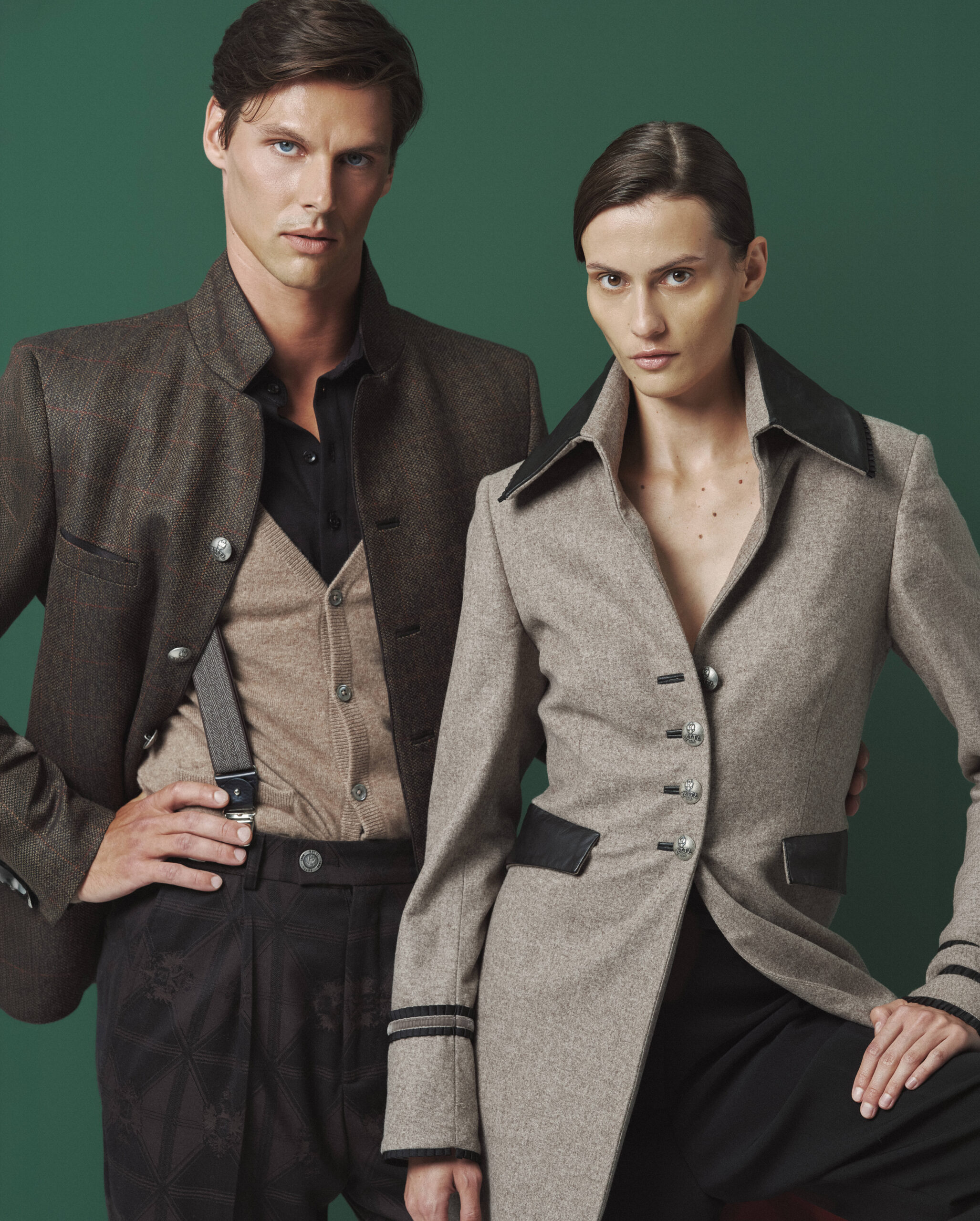 Rettl MEN Ankogel Strickjacke Kaschmir beige V-Ausschnitt