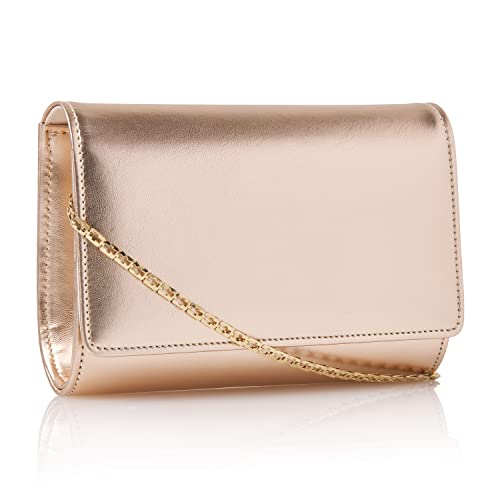 Rainbow Club Dafina Braut Clutch Rose-Gold Matt mit Kette