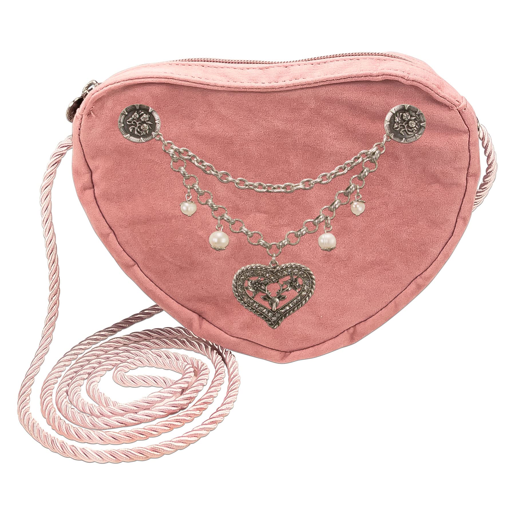 Alpenflüstern DAHEIM DTA065 Herztasche taupe-grau Herz