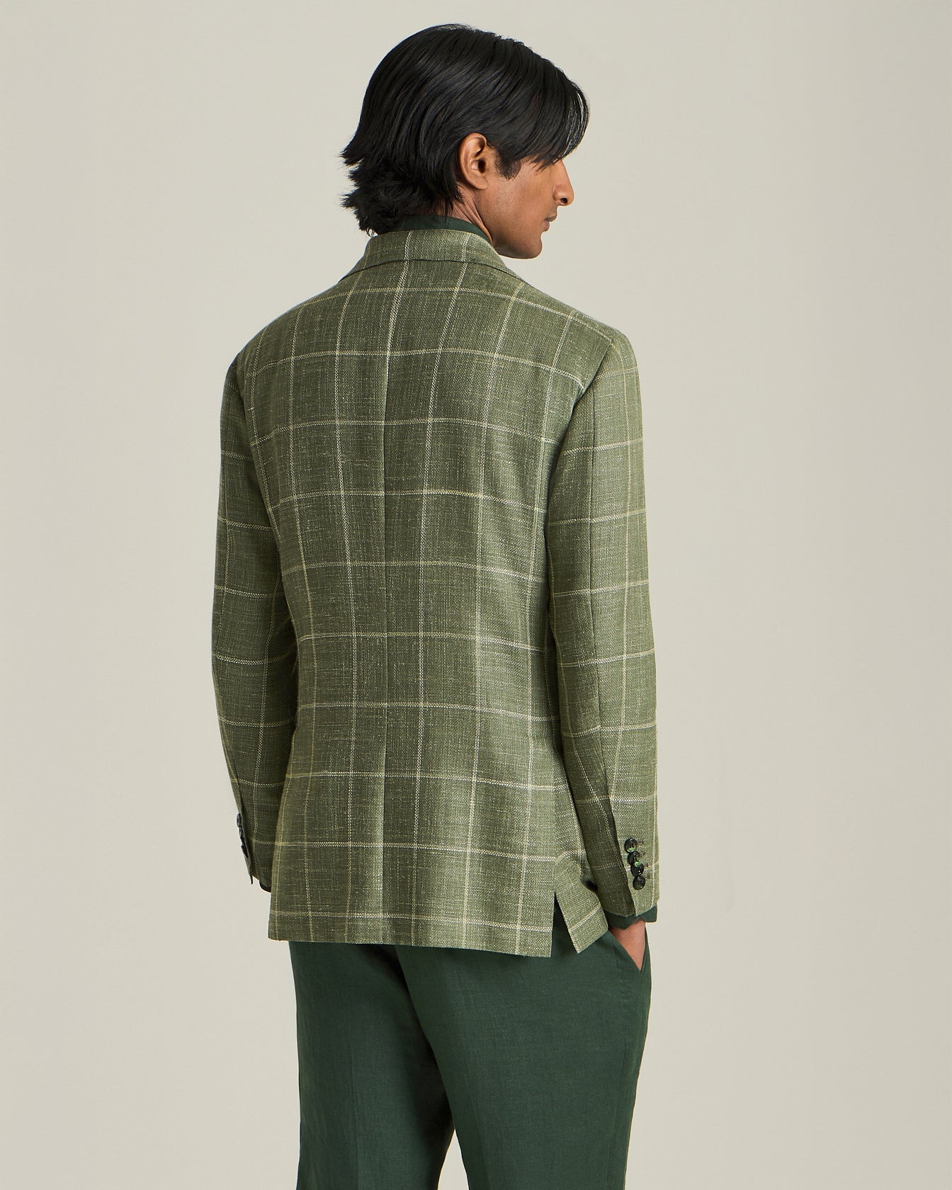 Kiton Jackets Checked Cashmere Sakko kariert Einreiher