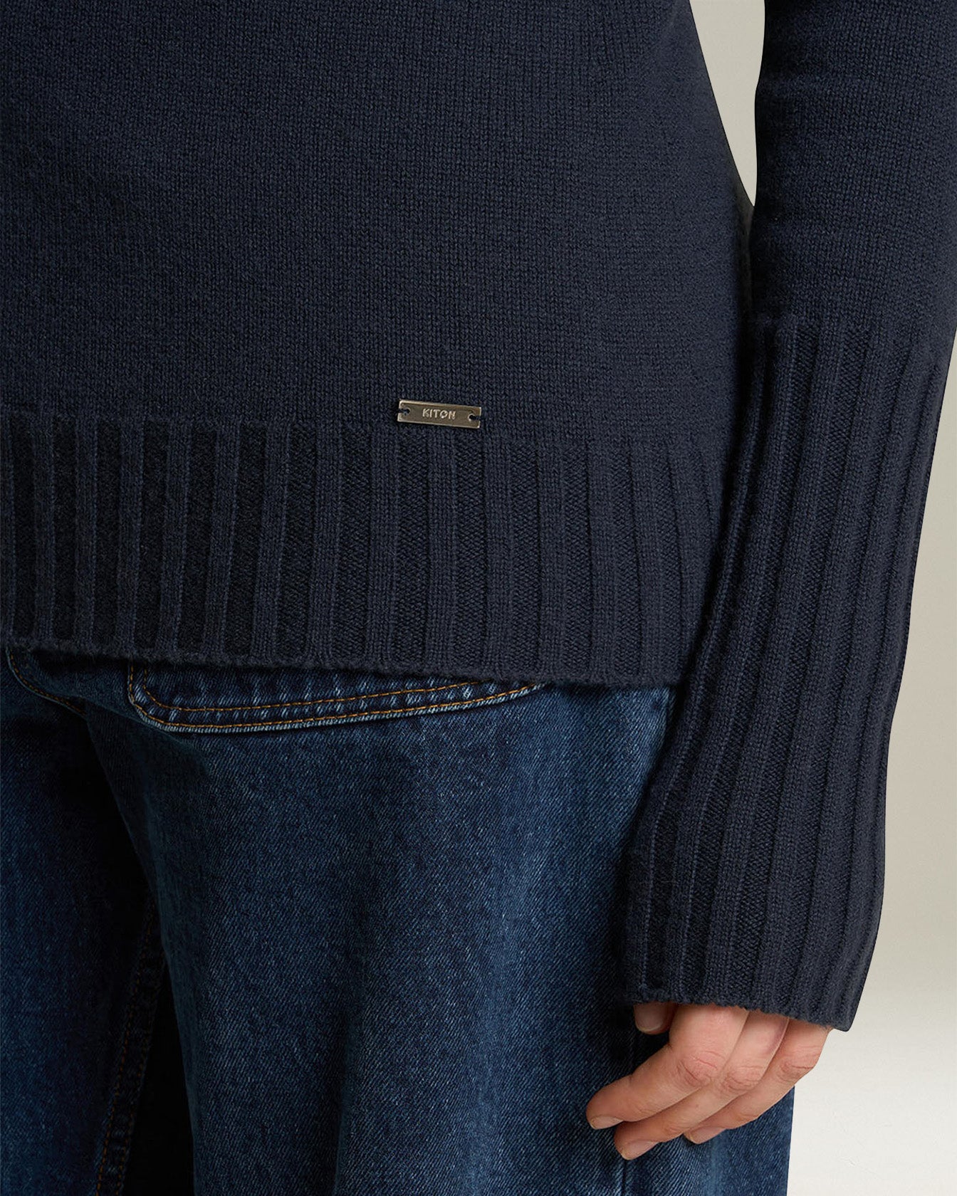 Kiton Knitwear Rollkragenpullover Kaschmir Gr. 46