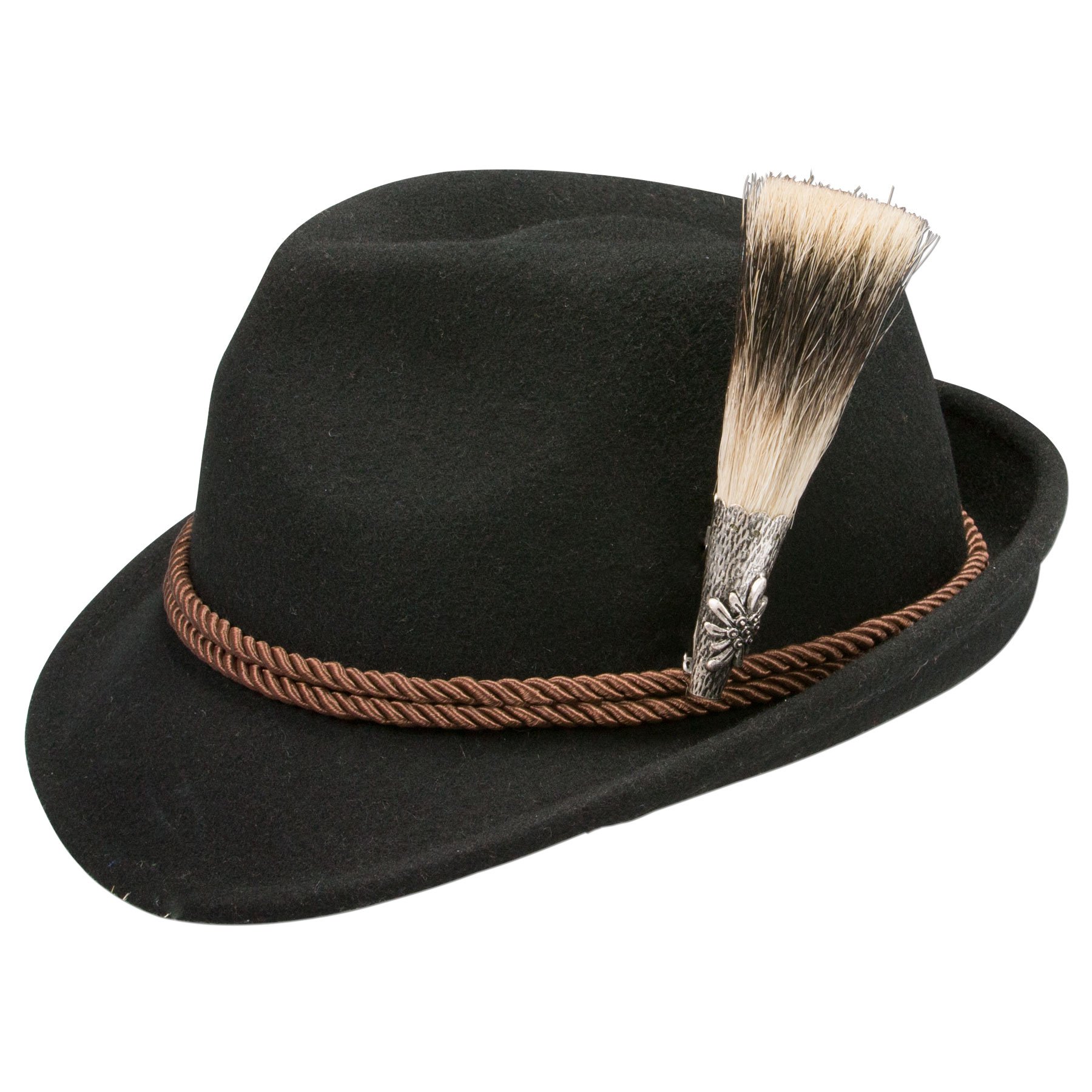 Alpenflüstern DAHEIM Herren Filzhut ADV06700L00 schwarz L