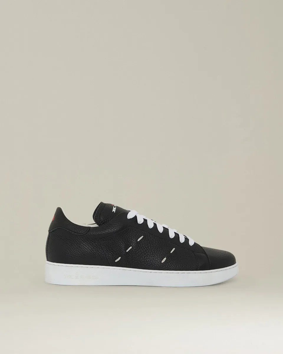 Kiton Leather Stitching Sneakers Ledersneaker 42