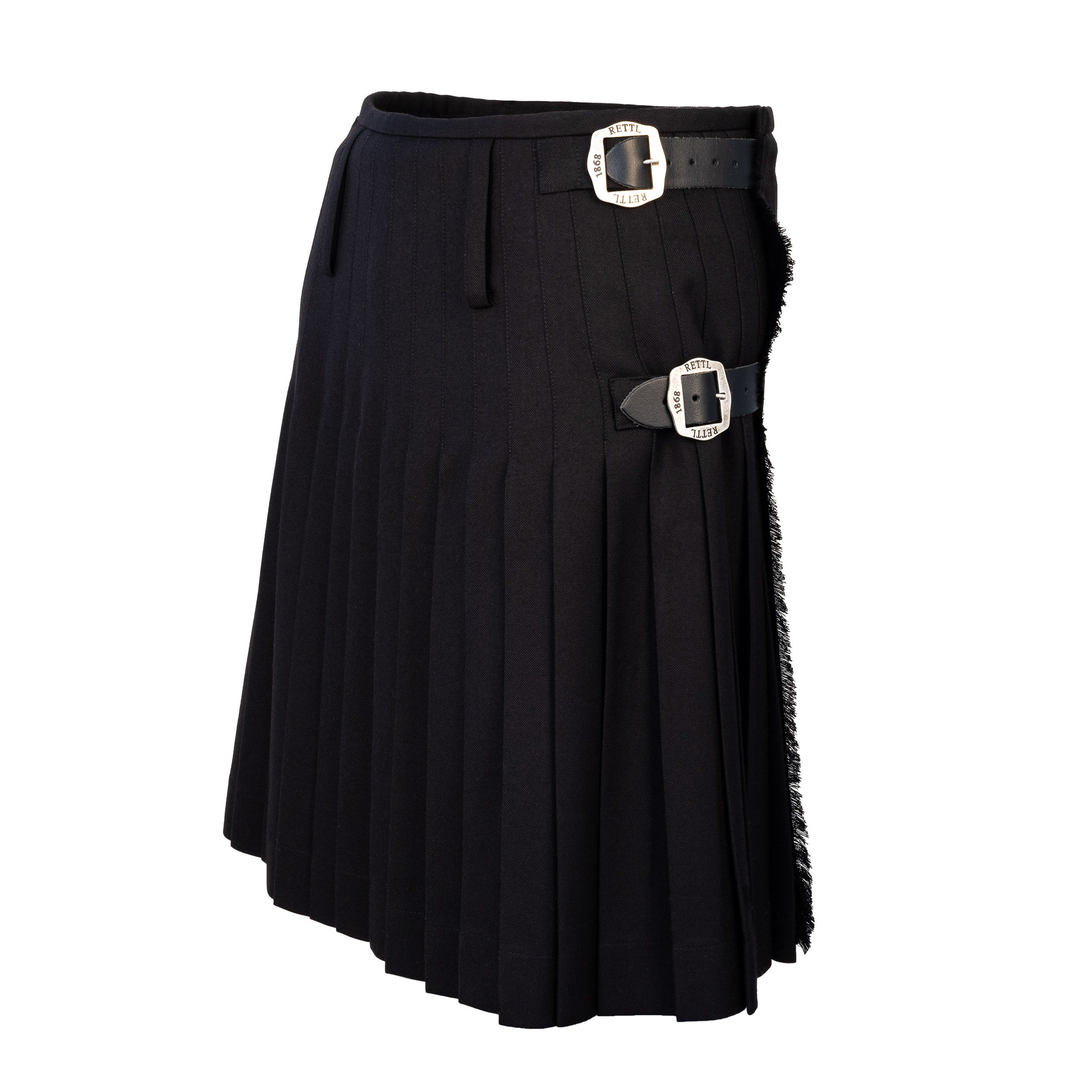 Rettl Men Schwarzberg Kilt Herren schwarz Wolltwill