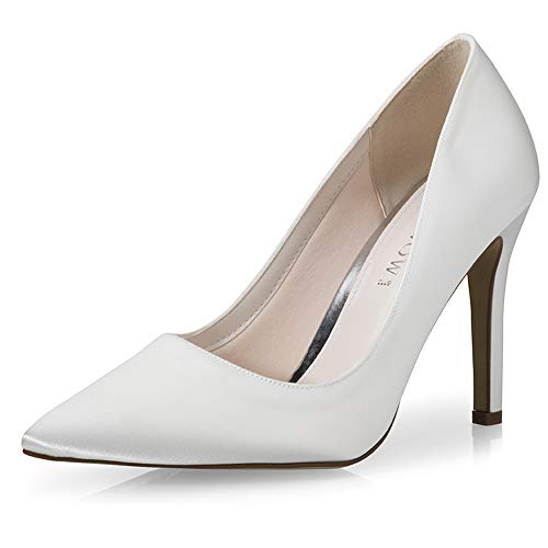 Rainbow Club Timeless Fergy Pumps Ivory Satin 9 cm Stiletto