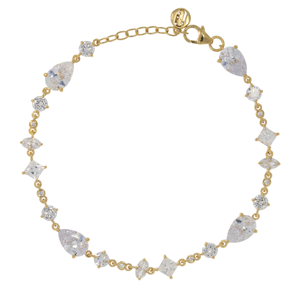 Juvelan Mariella Armband Kristall Zirkonia 17 cm + Verlängerung