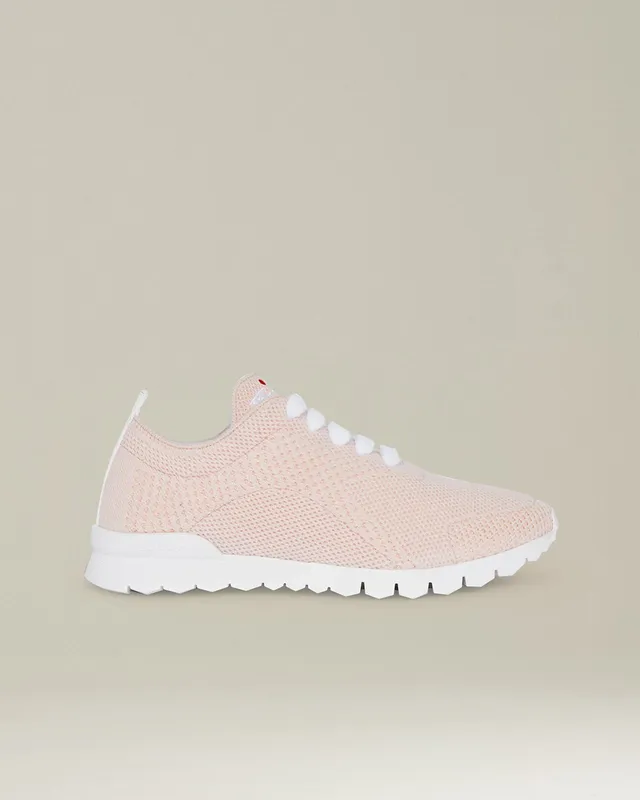 Kiton Fit Sneakers Kaschmir Strick Gr 40 weiß