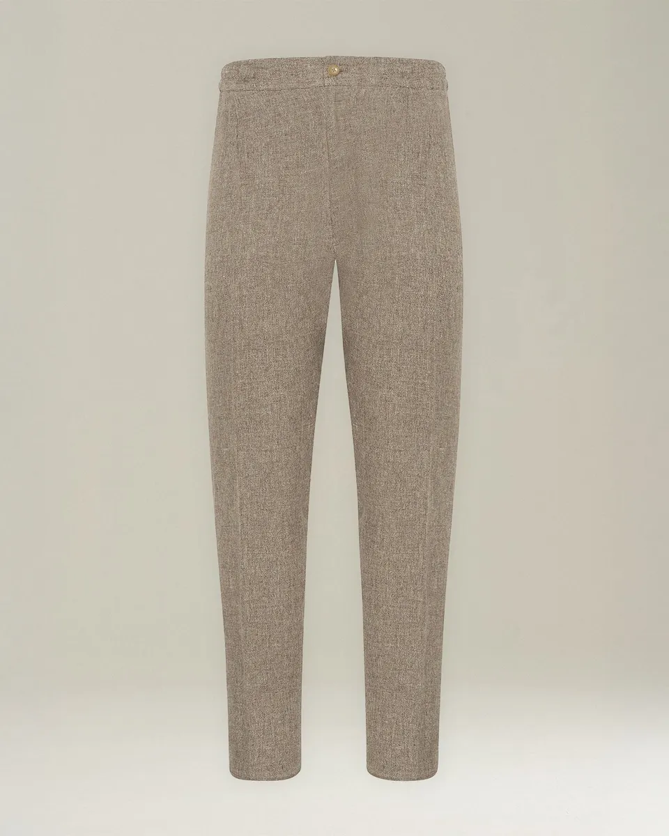 Kiton Trousers Pantalone Comfort Leinenhose Leinen