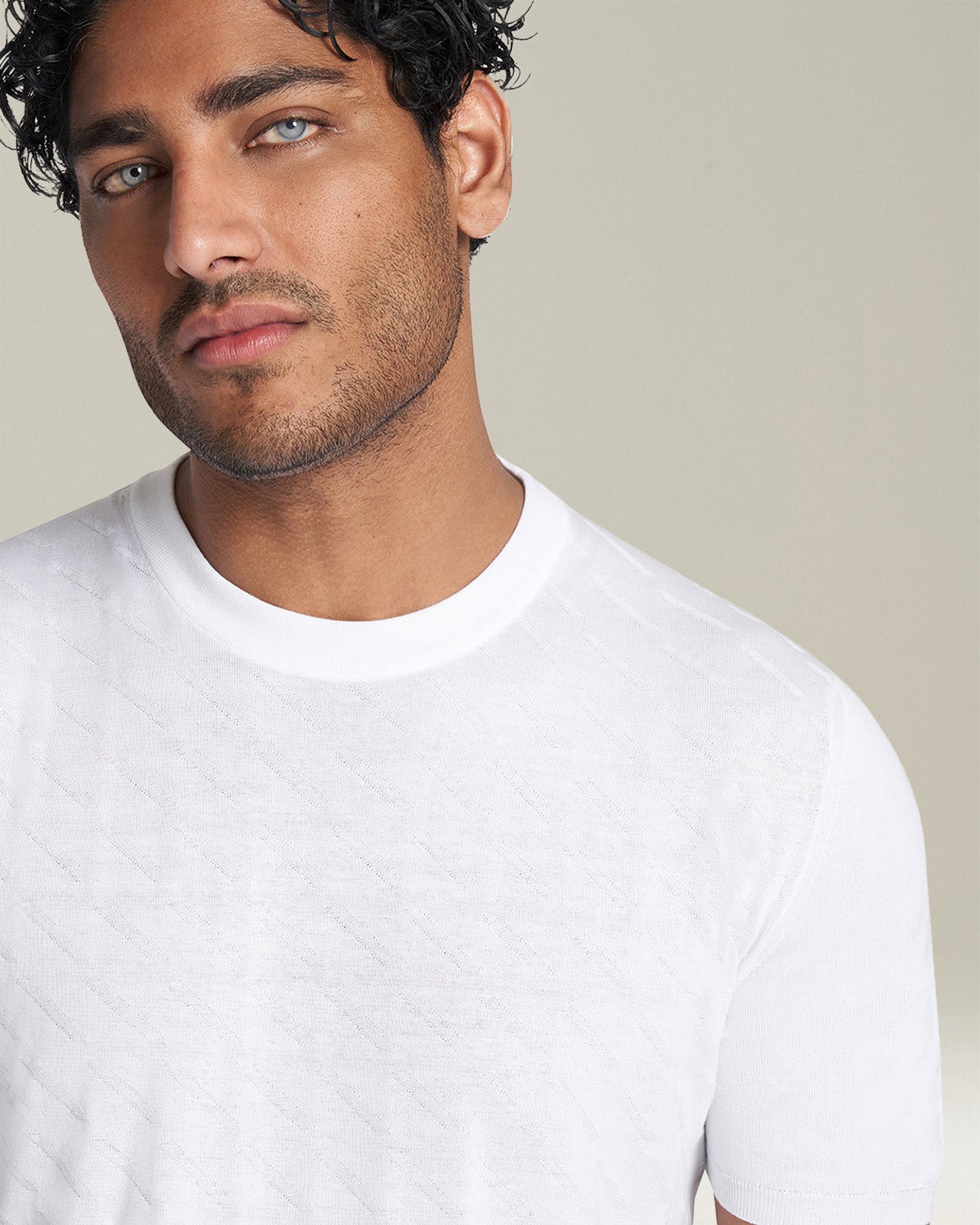 Kiton Knitwear Girocollo T-Shirt Baumwolle Weiß