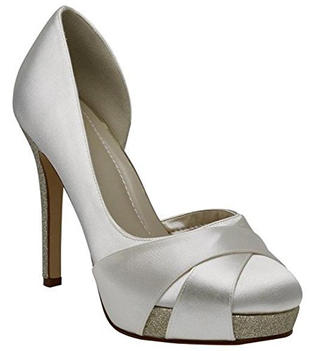 Rainbow Club Embellished Kelis Pumps Ivory Glitter Bliss