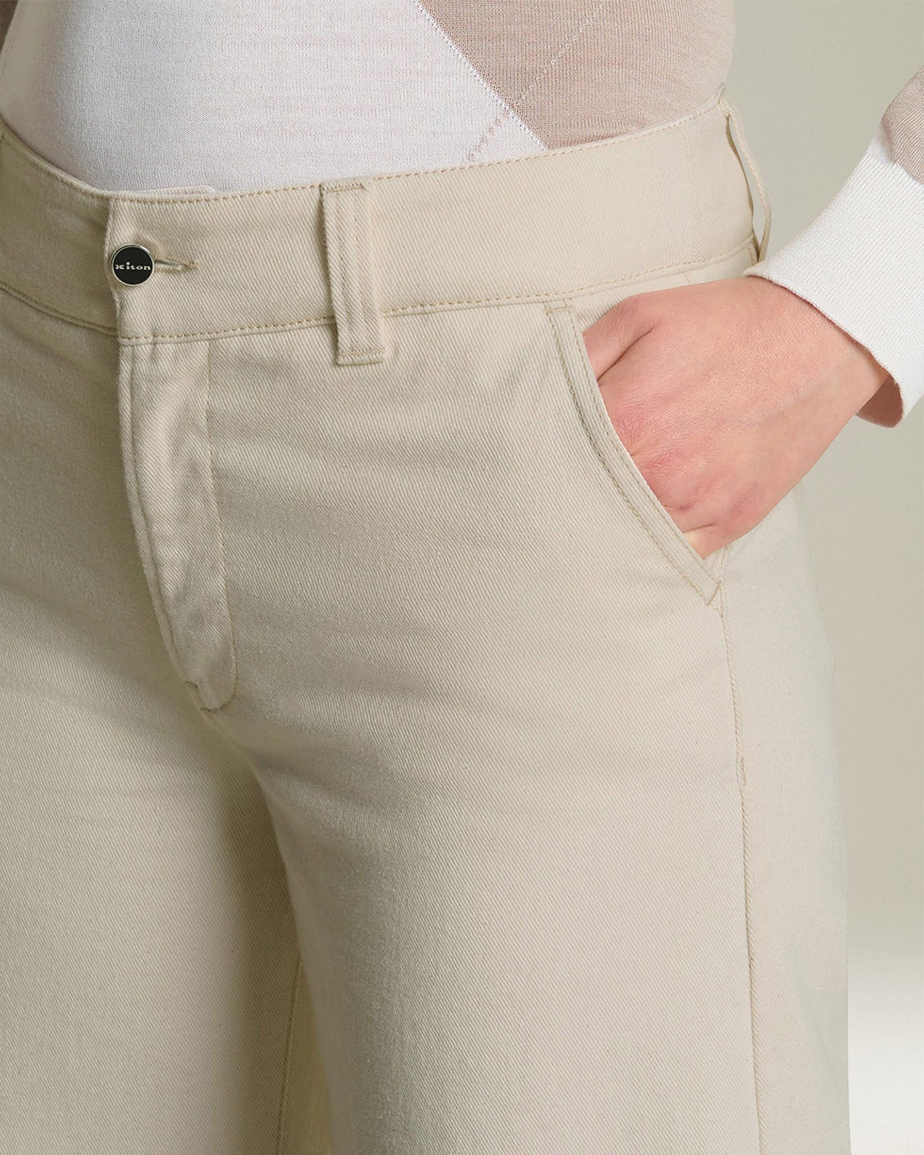 Kiton Denim Tailored Jeans Five-Pocket