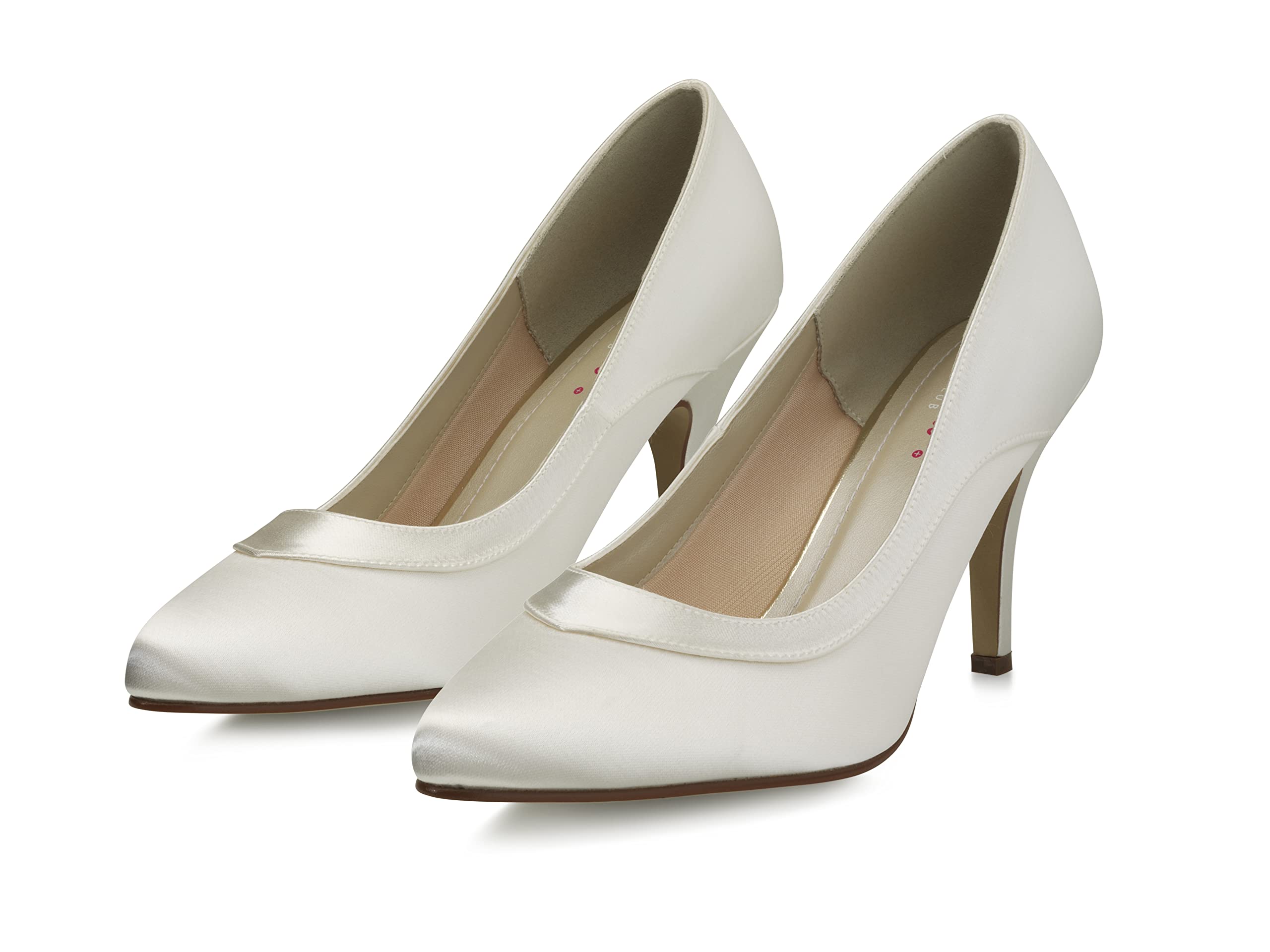 Rainbow Club Timeless Nicole Brautschuhe Ivory Satin Bliss