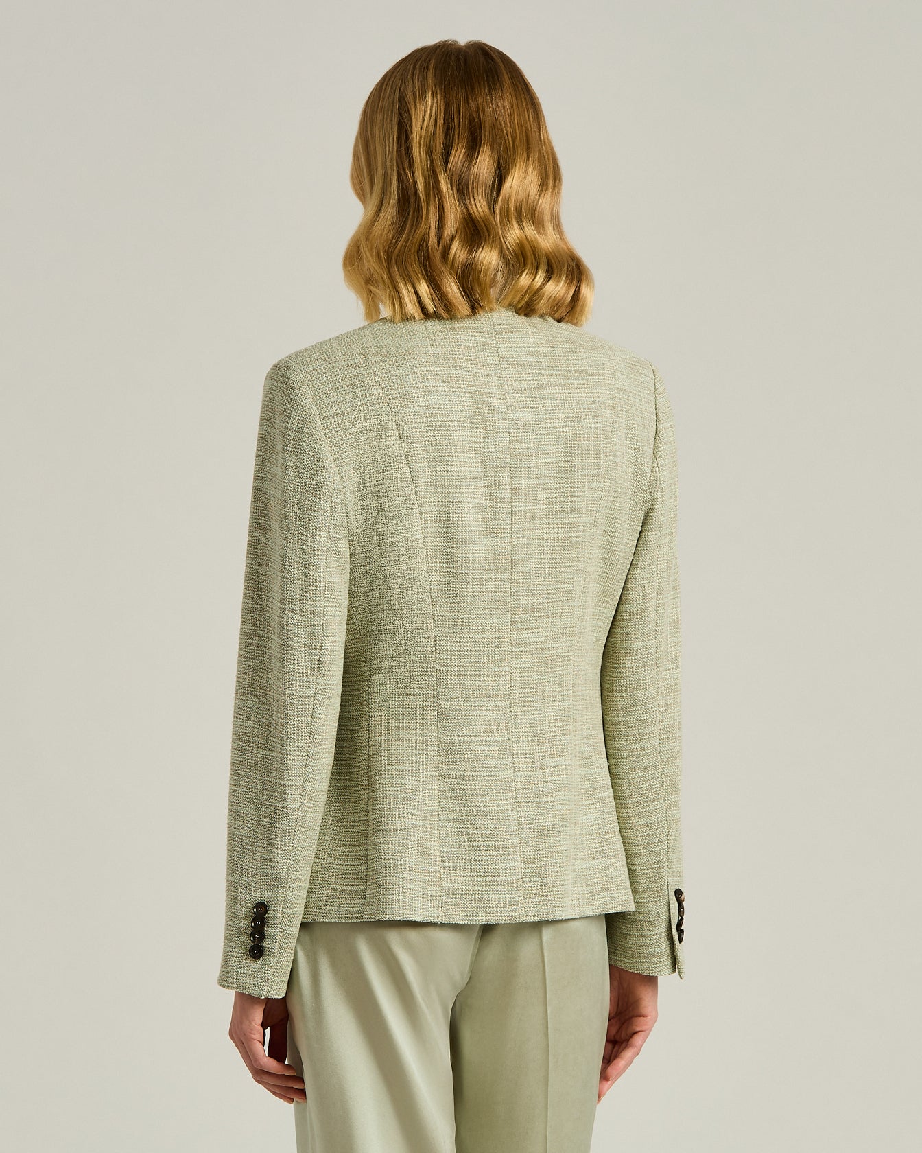 Kiton Jackets Tailored Jacket Green Blazer Sakko Wolle-Seide Gr.36-48