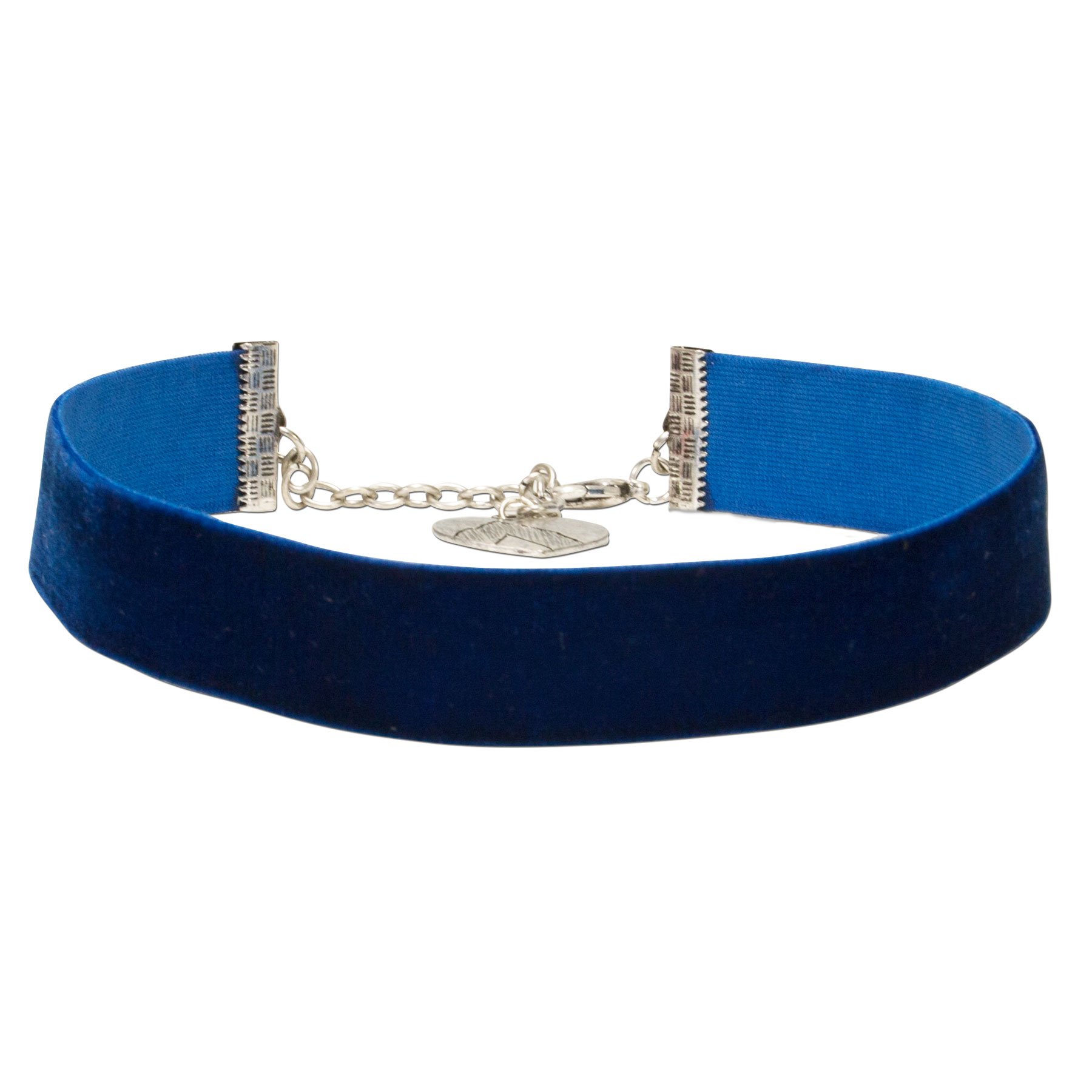 Alpenflüstern DAHEIM Kropfband DHK199 Blau Samt