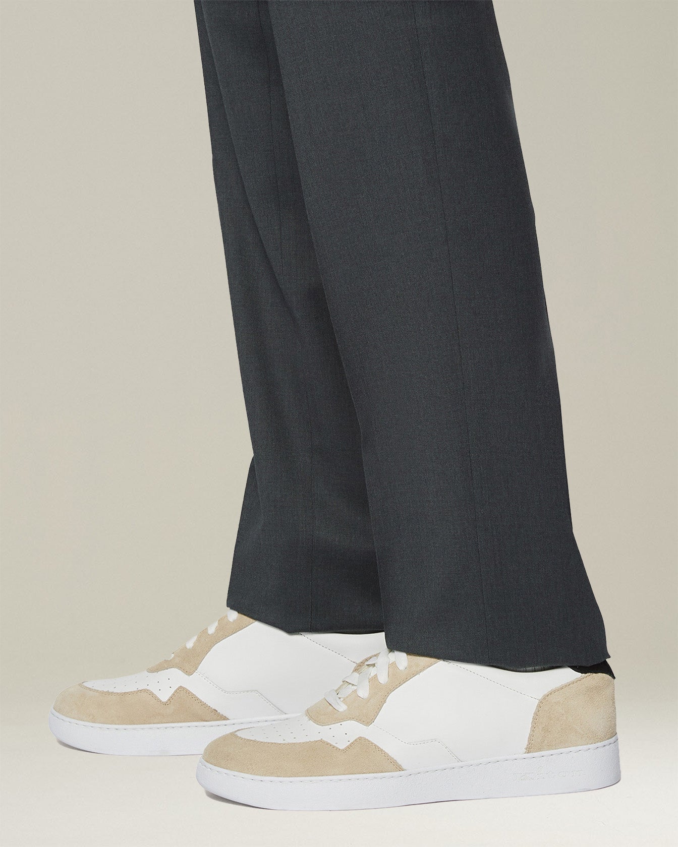 Kiton Shoes Ledersneaker Kalb Wildleder Gr. 43 elegant