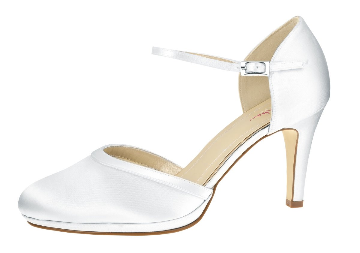 Rainbow Club Joni Pumps White Satin Gr.36