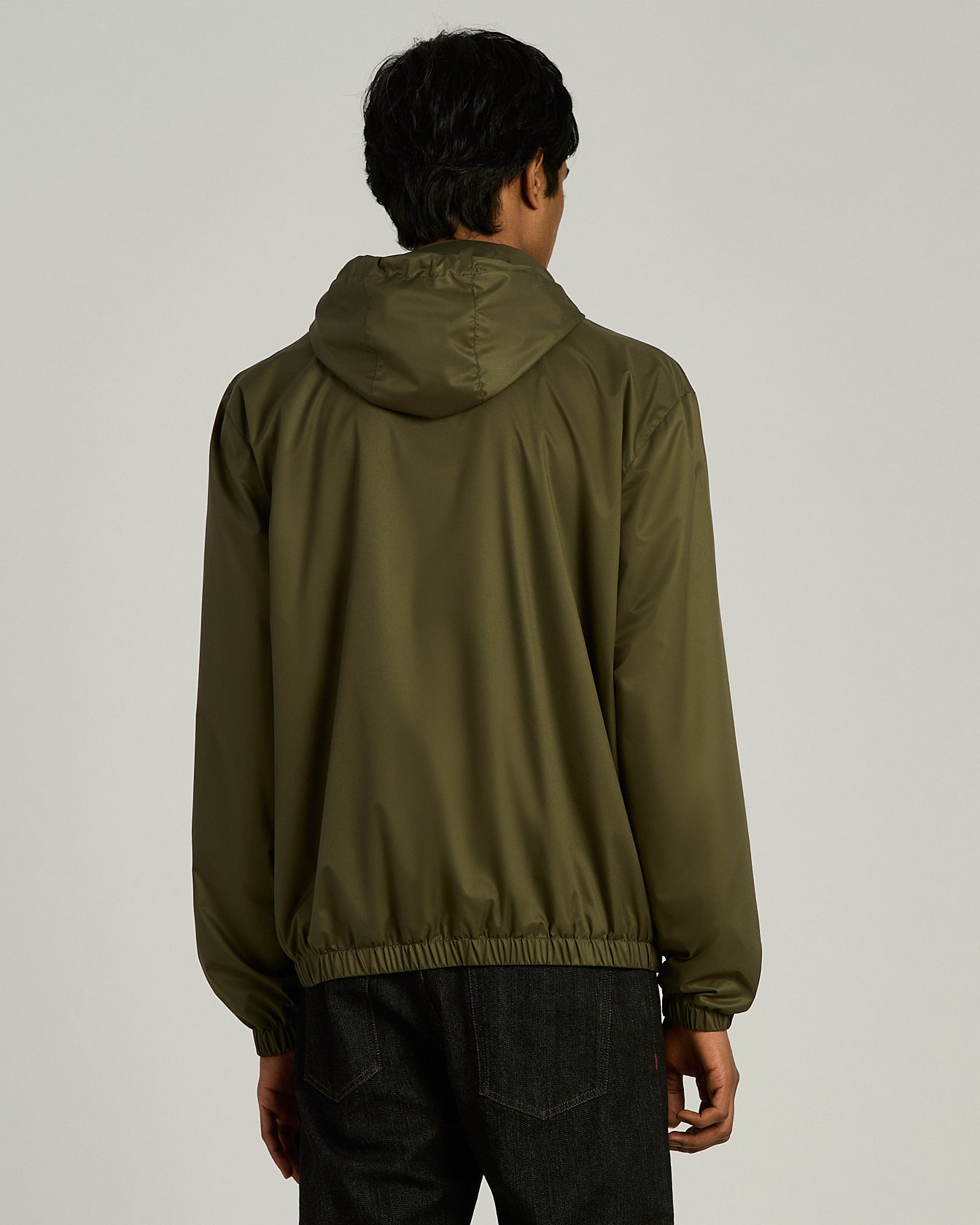 Kiton Outerwear Green Technical Jacke Kapuze Gr.50