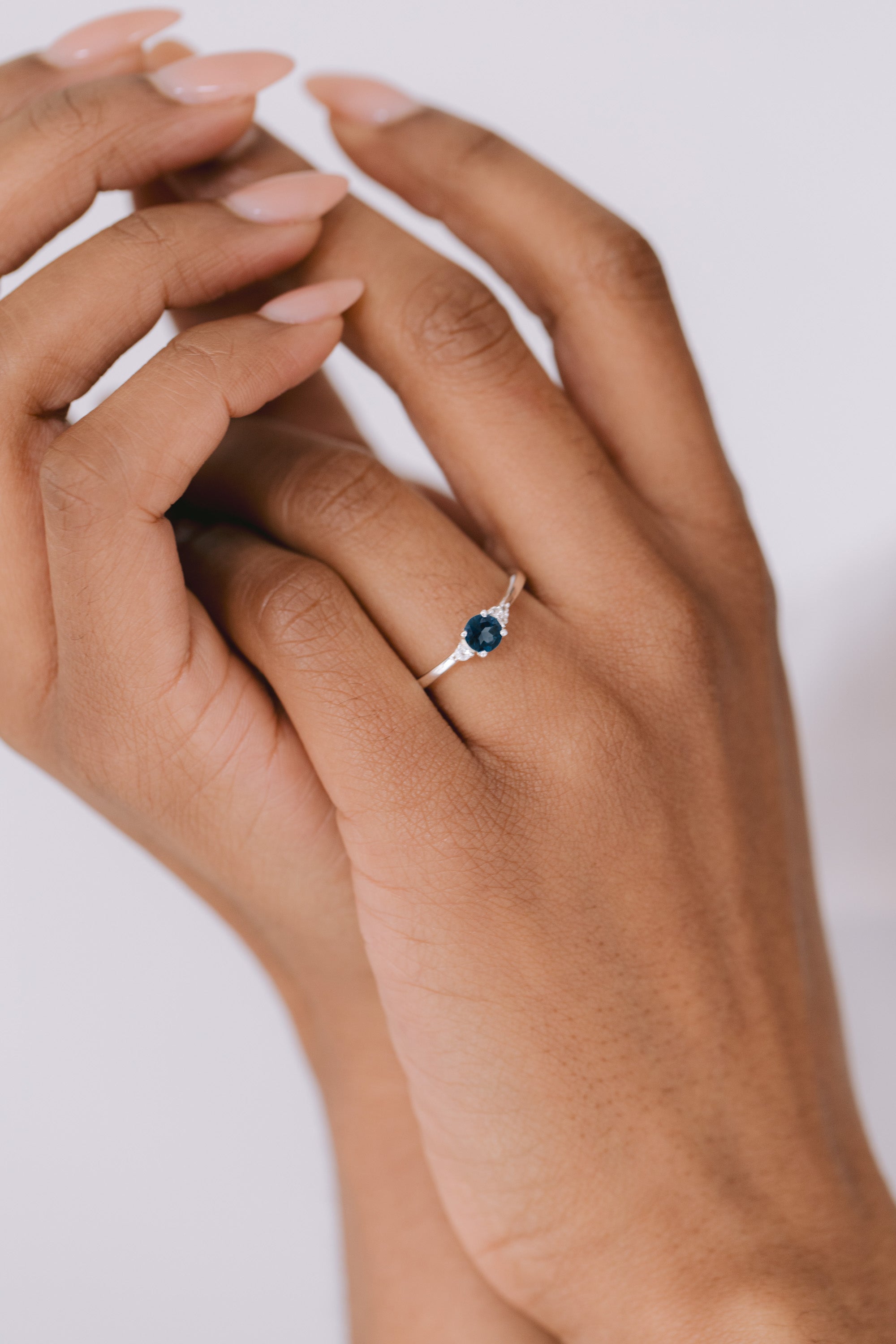 Juvelan Vienna Ring London Blue Topas Silber Gr. 54