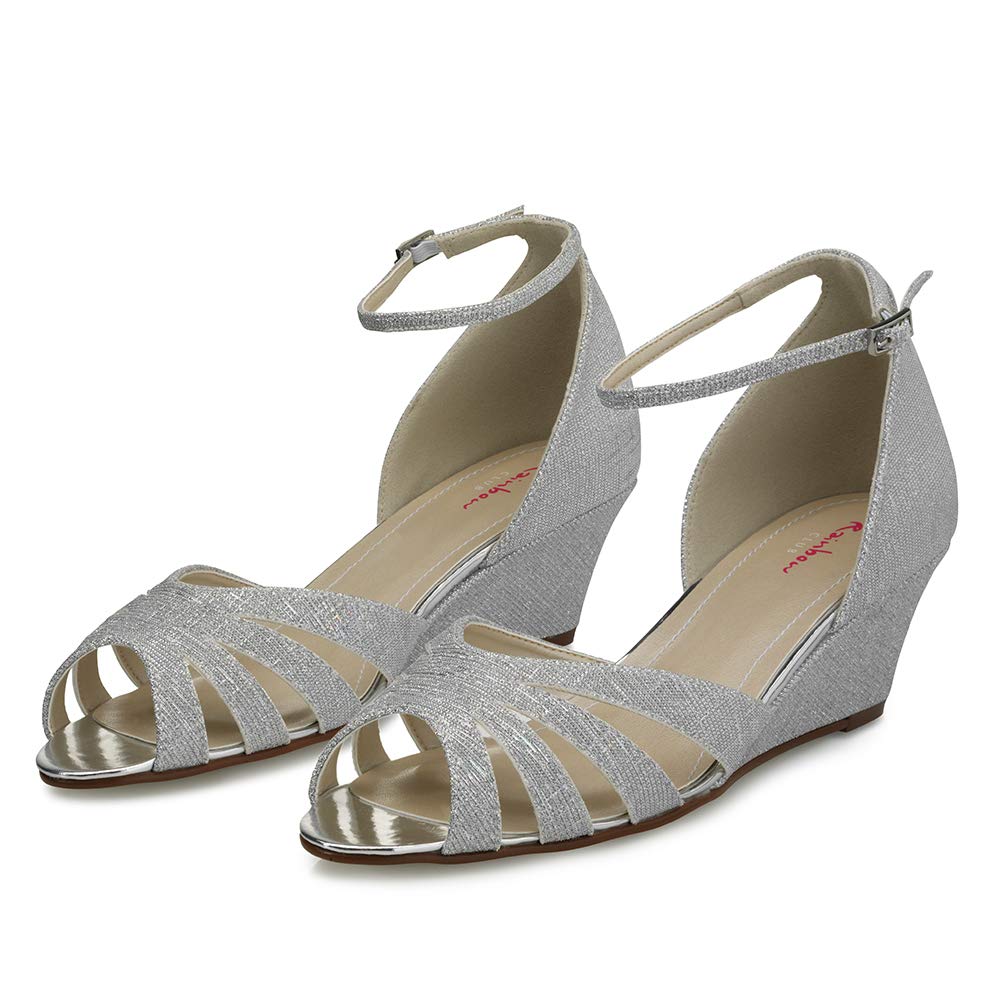 Rainbow Club Embellished Michelle Sandalette Silber