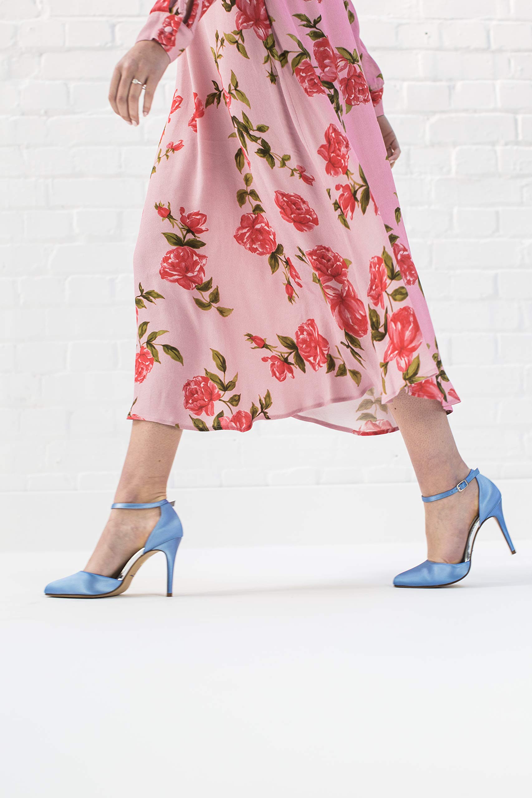 Rainbow Club Essentials Carly Pumps Satin Ivory Knöchelriemen