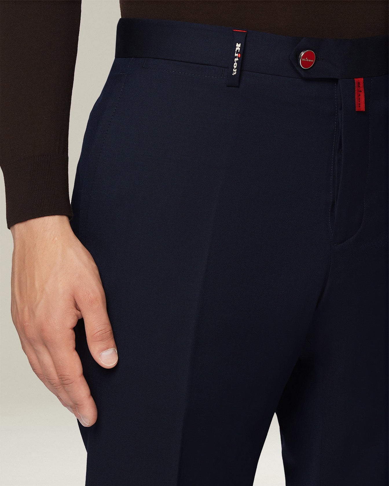 Kiton PANTALONE CHINO Hose Wolle Chino