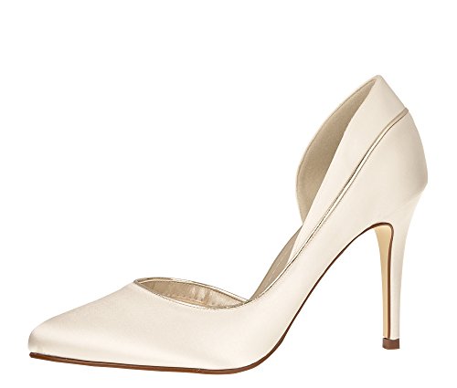 Rainbow Club Timeless Joanne Pumps Ivory Satin 9 cm Stiletto