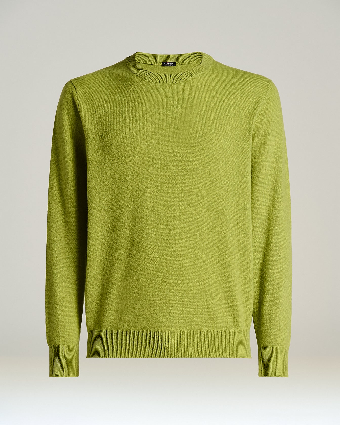 Kiton Knitwear Kaschmir Pullover limettengrün Rundhals