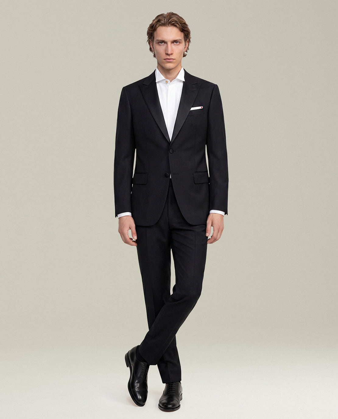 Kiton White Stretch Cotton Tuxedo Hemd Weiß 40