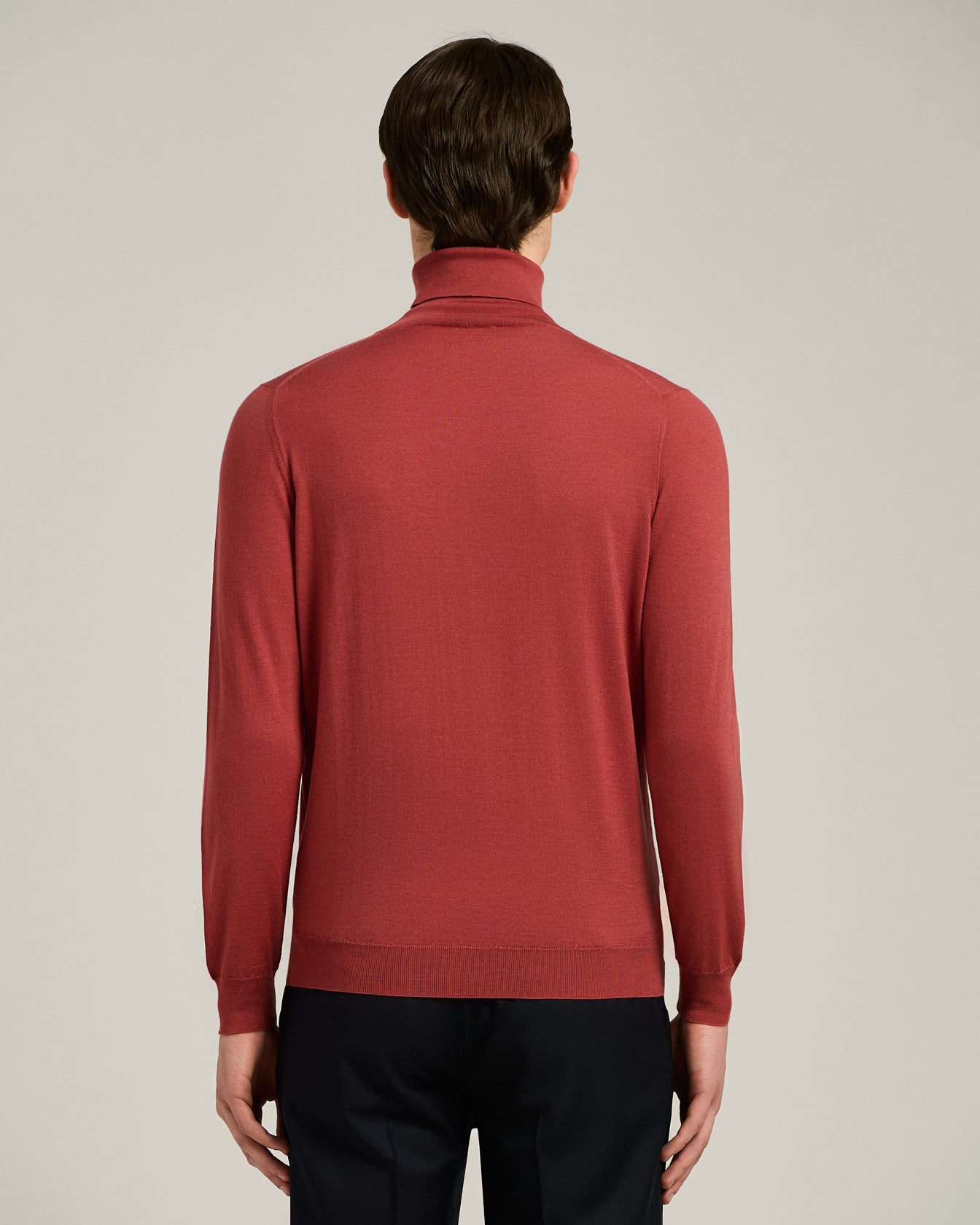 Kiton Knitwear Rollkragenpullover Terracotta Cashmere