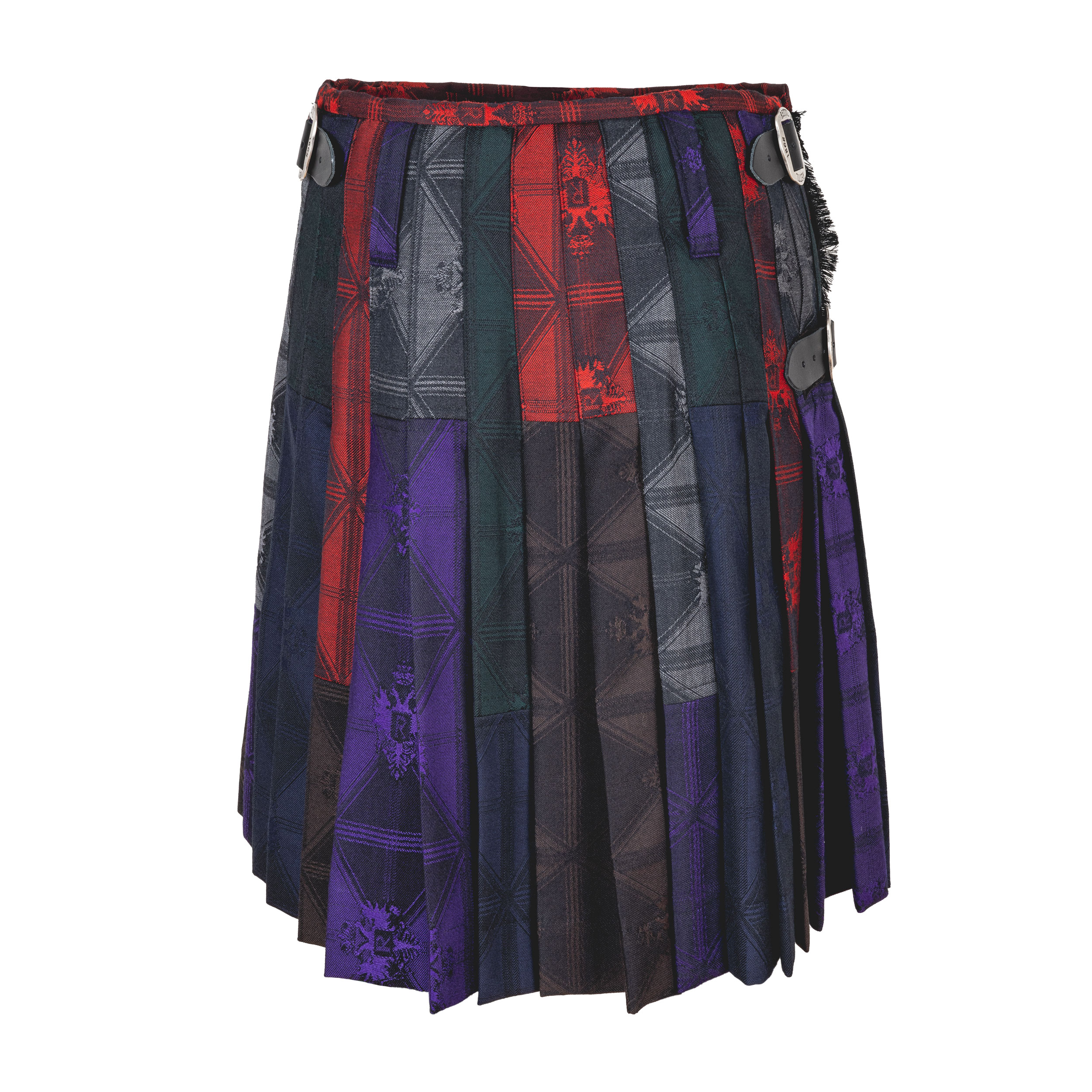 Rettl MEN Patch Anniversary Kilt Patchwork Karo Wolle