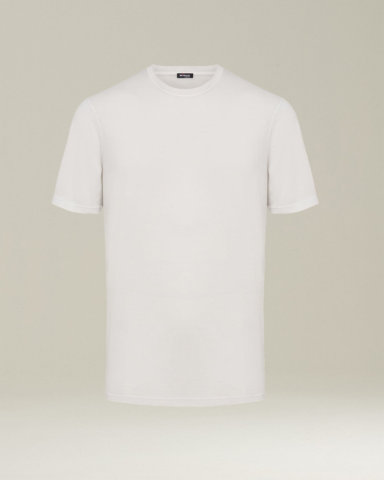 Kiton T-Shirt M/M Cotone Herren T-Shirt Beige Baumwolle