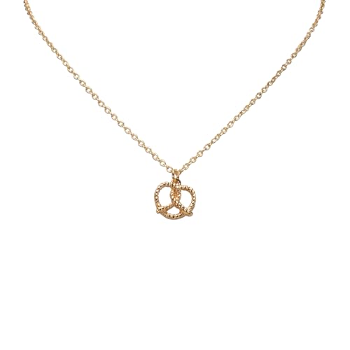 Alpenflüstern DAHEIM DHK350 Trachtenkette gold-farben Brezel