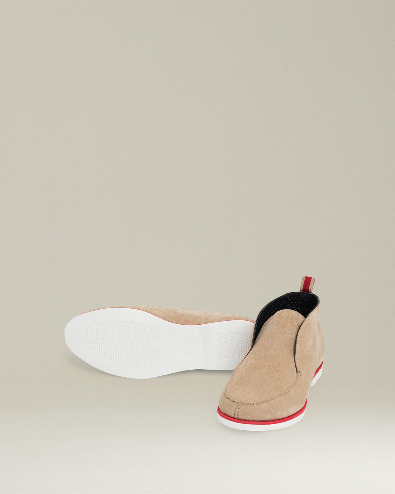 Kiton Shoes Scarpa Alta Stiefel Beige Kalbsleder