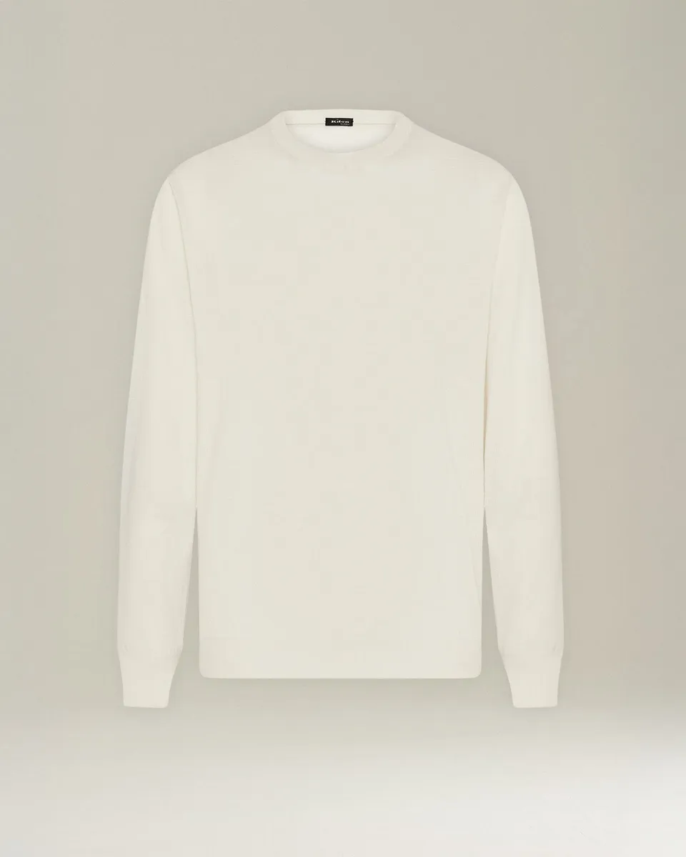 Kiton Knitwear Pullover Seide Kaschmir Leinen