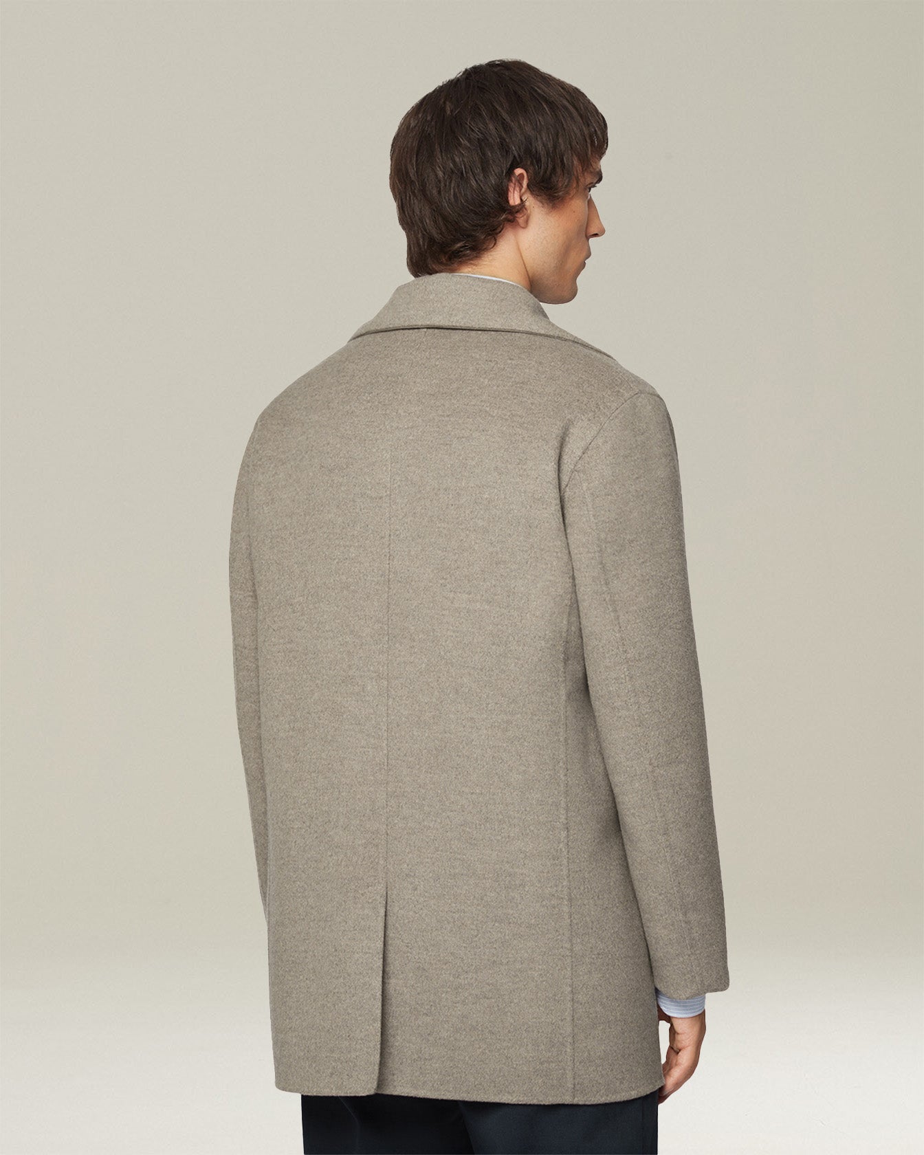 Kiton Peacoat Kaschmir Wolle Herren Gr. 50