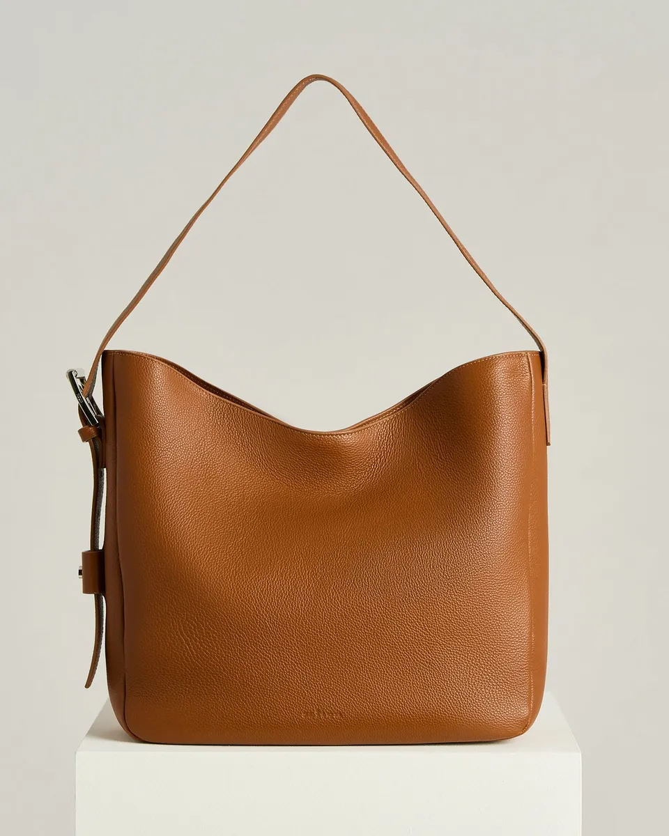 Kiton Abendtasche Kalbsleder Haselnussbraun Einheitsgr.