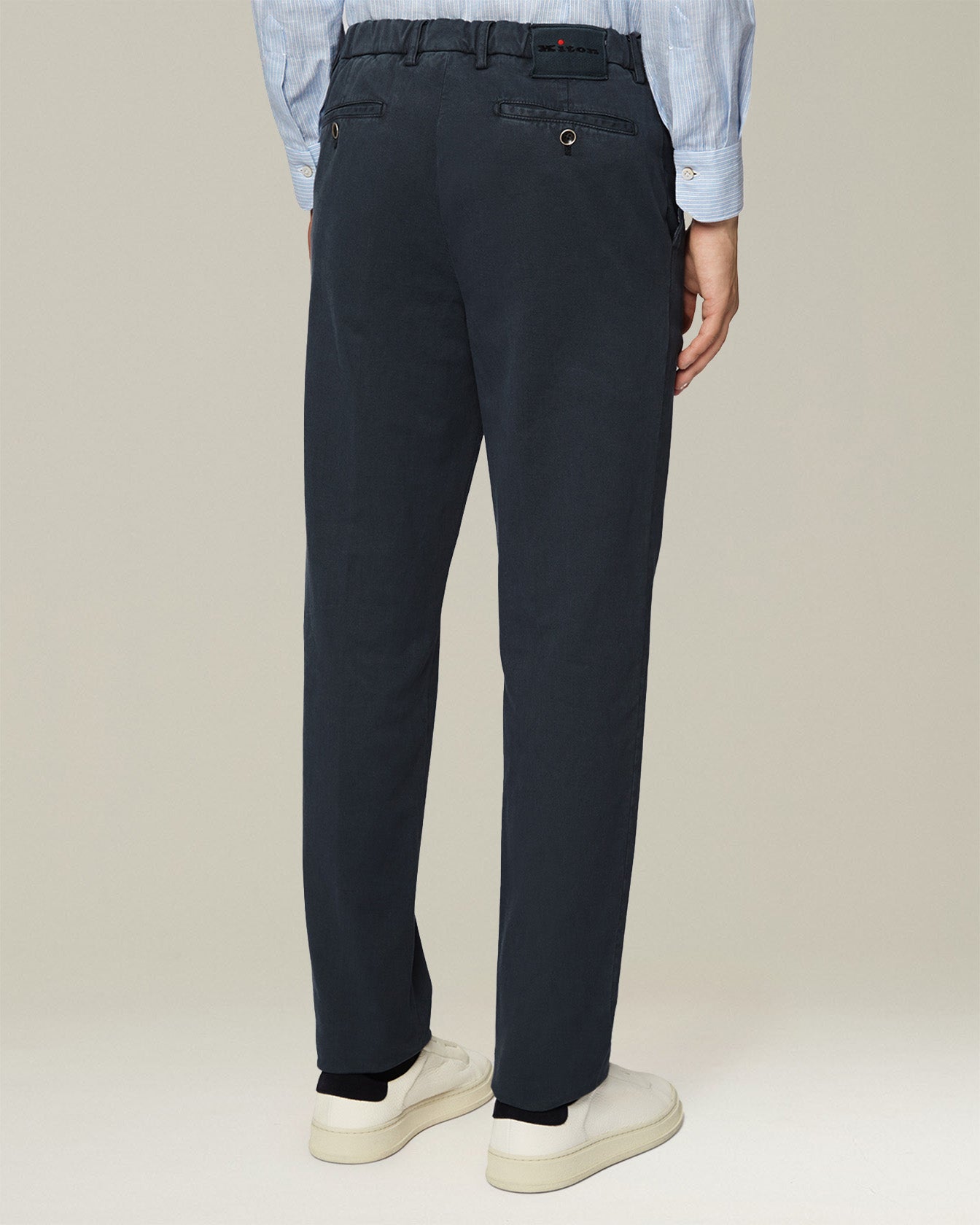 Kiton Leisure Hose Baumwolle Lyocell Herren