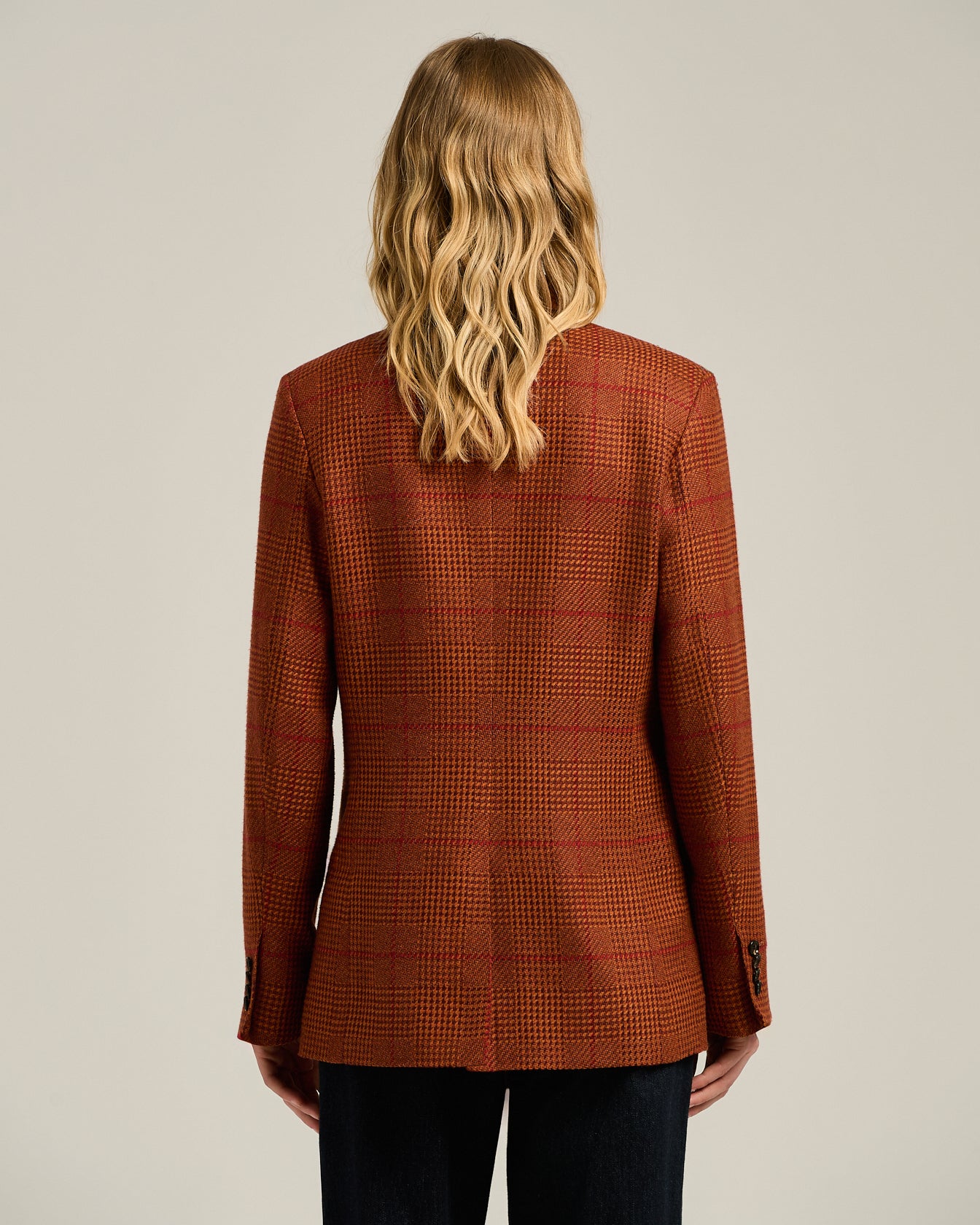 Kiton Jackets Terracotta Blazer Seide Kaschmir