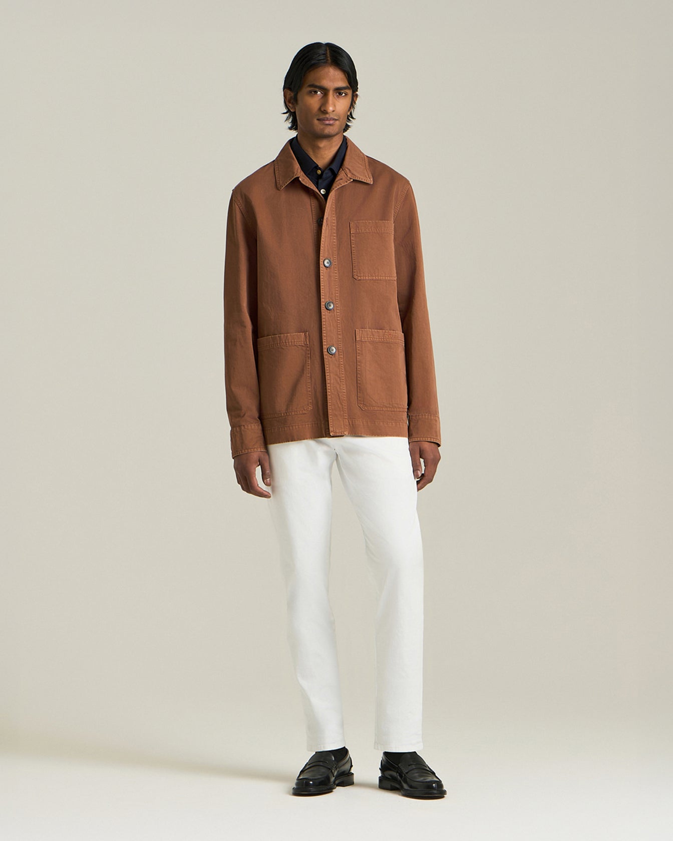 Kiton Pantalone Relax Baumwollhose Casual beige