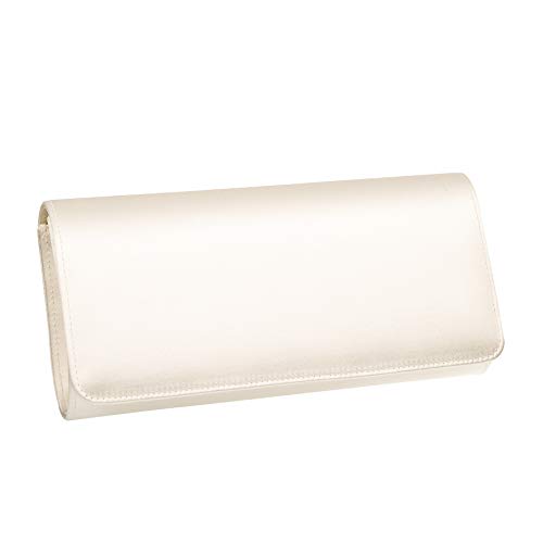 Rainbow Club Santie Clutch Satin ivory Größe S mit Kette