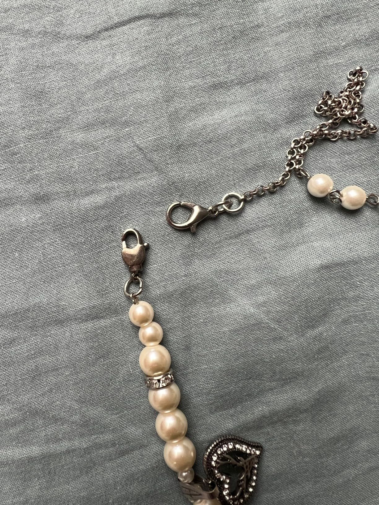 Alpenflüstern DAHEIM DCH041 Mini-Charivari Perlen creme-weiß