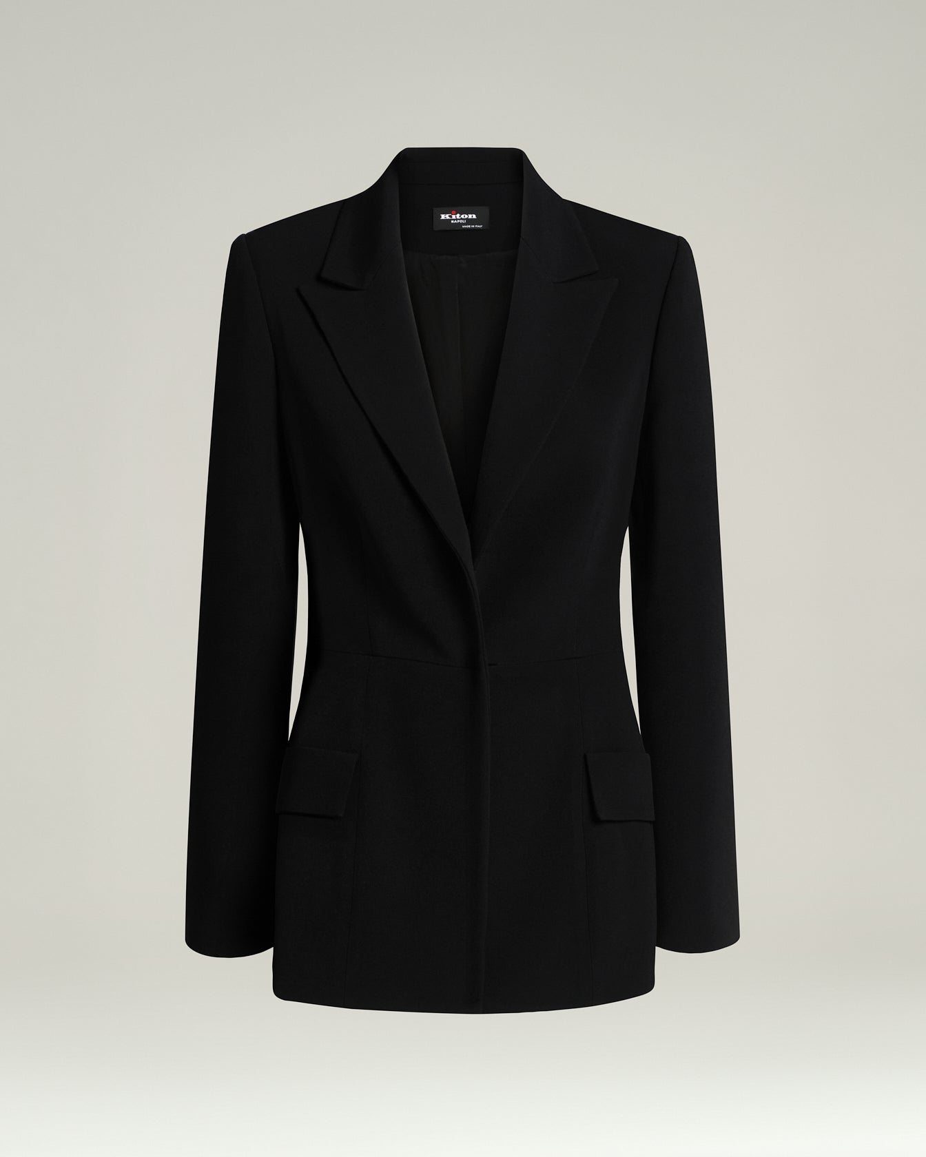 Kiton Jackets Viskose Sakko Tailored Schwarz Gr. 40