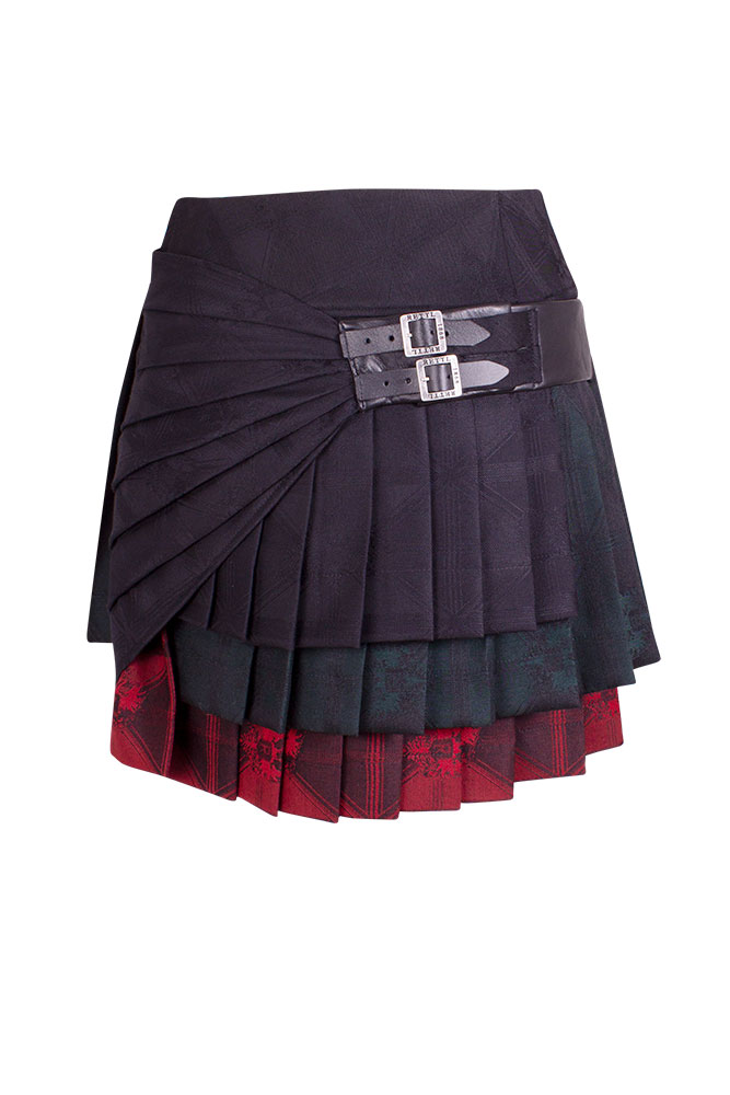 Rettl Women Mc Aidan Tricolore Rock Wollstoff