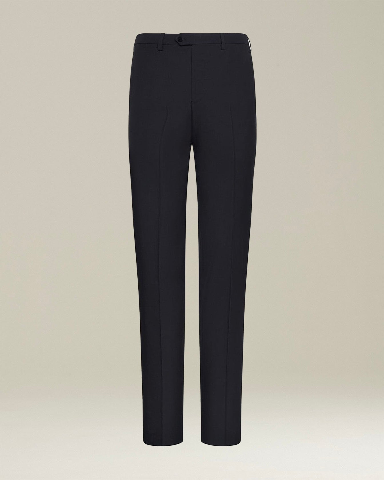 Kiton Diamante Blu Hose Wolle Navy 14 Micron