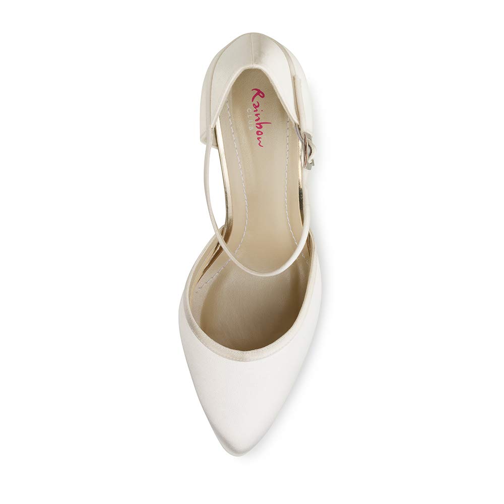Rainbow Club Timeless Dewi Pumps Ivory Satin Bliss 38,5
