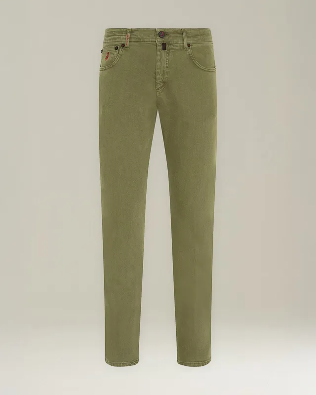 Kiton Jeans Relax Denim Bio-Baumwolle 5-Pocket blau
