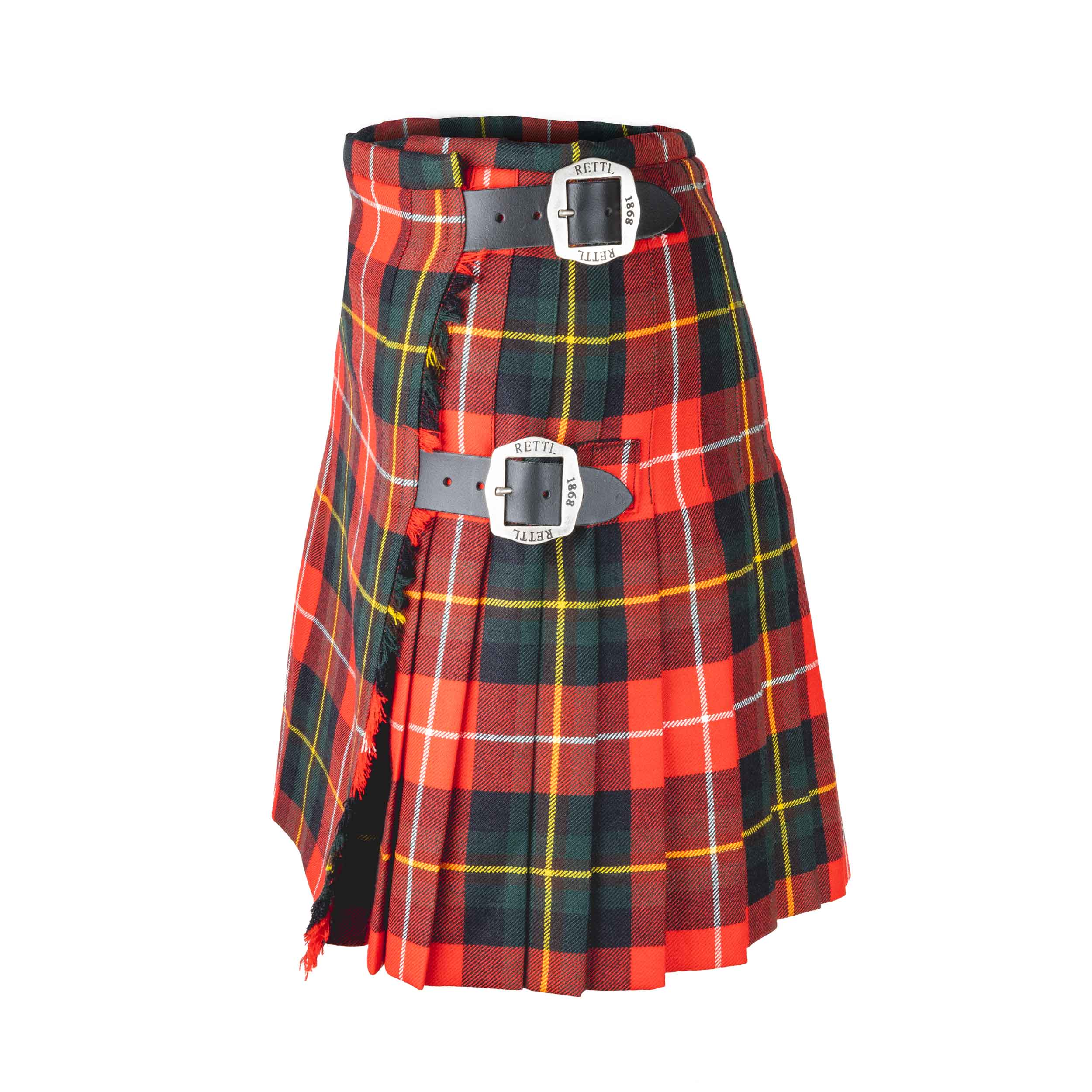 Rettl Women Maria Hipps XS Damen Kilt Wolle Karo